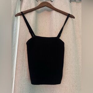 Old Navy Black Ribbed Tank Top